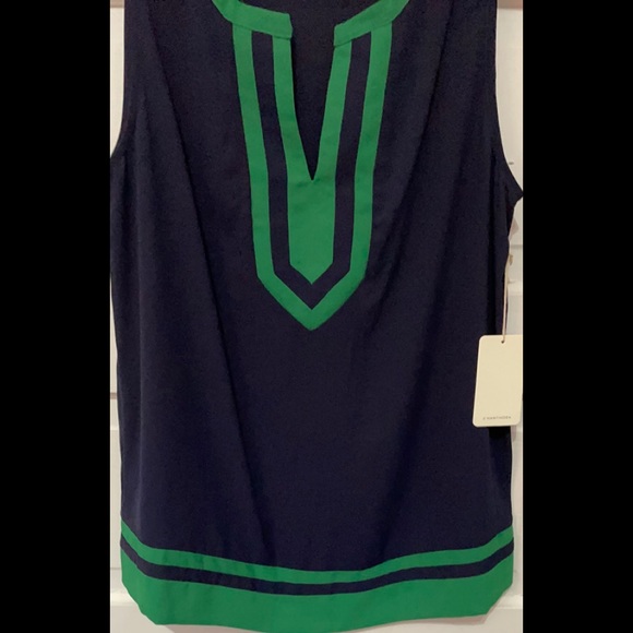 41 Hawthorn Tops - NWT 41 Hawthorn Navy & Green Top Size Large